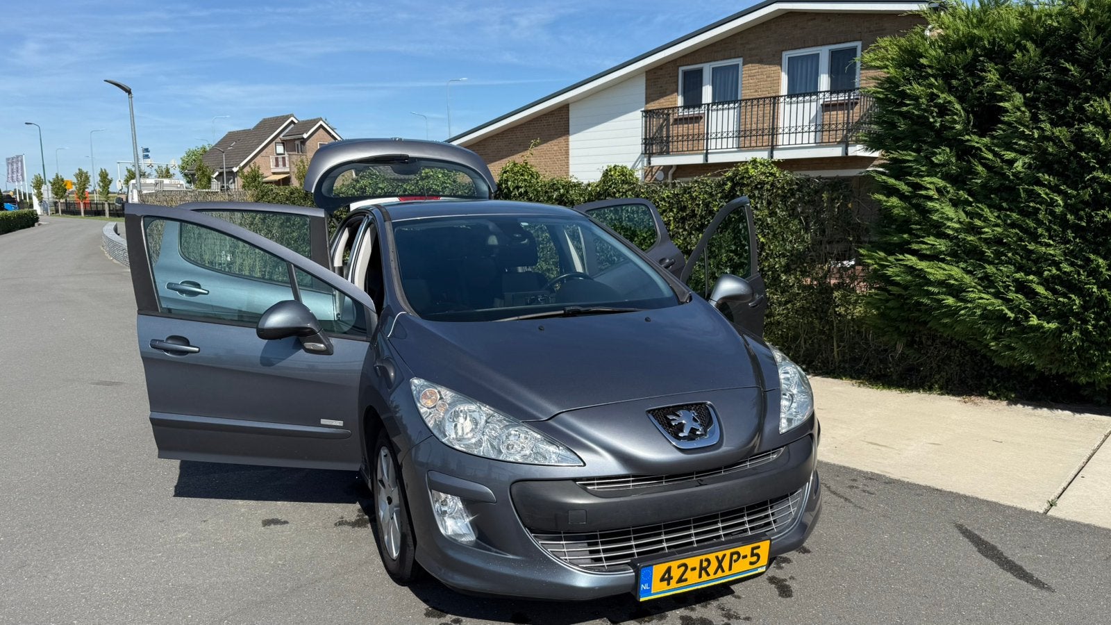 Peugeot 308 1.6 VTI 16V 5-DRS 2011 Grijs, Auto's, Peugeot, Voorwielaandrijving, 680 kg, 4 cilinders, Origineel Nederlands