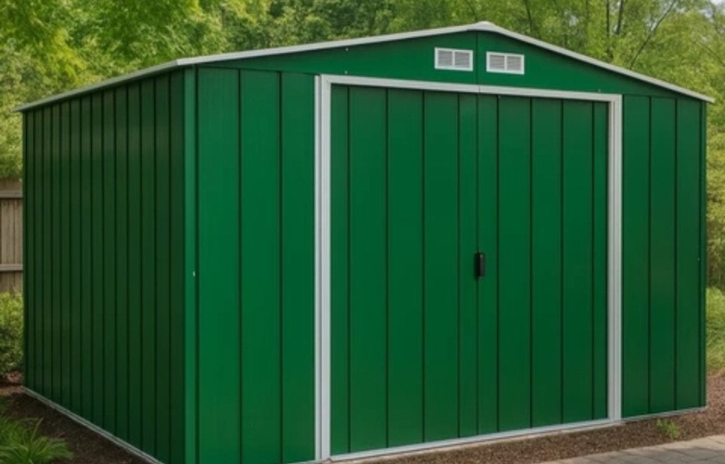 Tuinhuis metaal 3x3, Ophalen, 200 tot 400 cm, Tuinhuis, 250 tot 500 cm