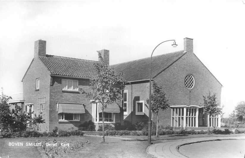 300-313-043 Bovensmilde Kerk, Verzenden, Voor 1920, Drenthe