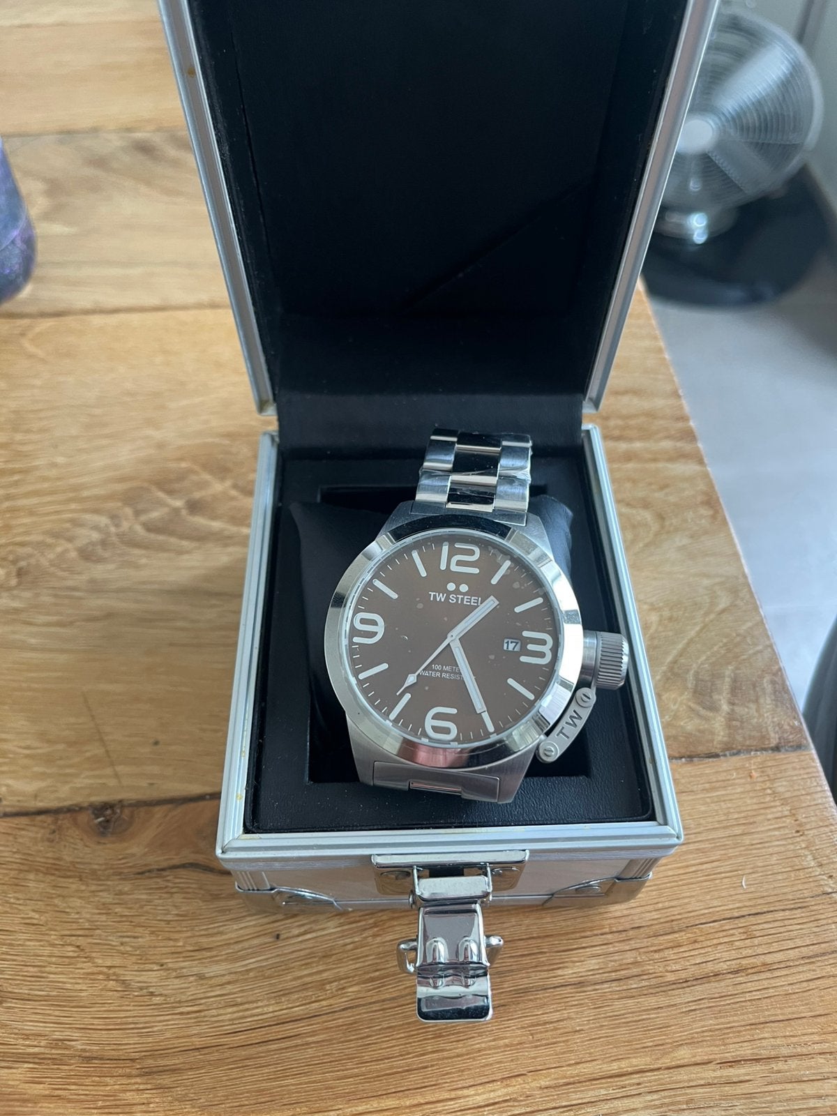 TW steel horloge, Sieraden, Tassen en Uiterlijk, Horloges | Heren, Overige merken, Staal, Staal, Polshorloge