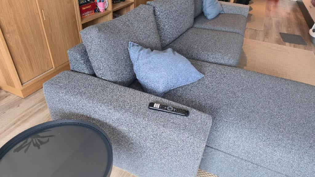 IKEA Vimle 3-zits slaapbank - Katvriendelijk (hoezen verv.), Huis en Inrichting, Ophalen, Gebruikt, Grijs