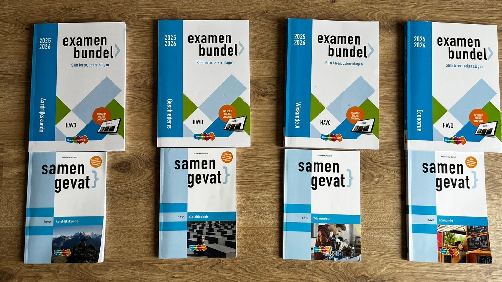 Examenbundels + samengevat HAVO meerdere vakken 2025-2026, Ophalen of Verzenden, Zo goed als nieuw, HAVO, Economie