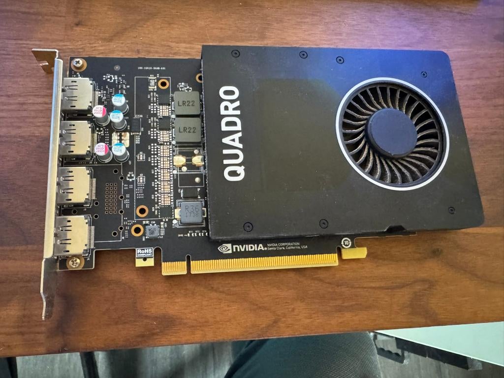 nVidia Quadro P2000, PCI-Express 3, Gebruikt, DisplayPort, Ophalen of Verzenden