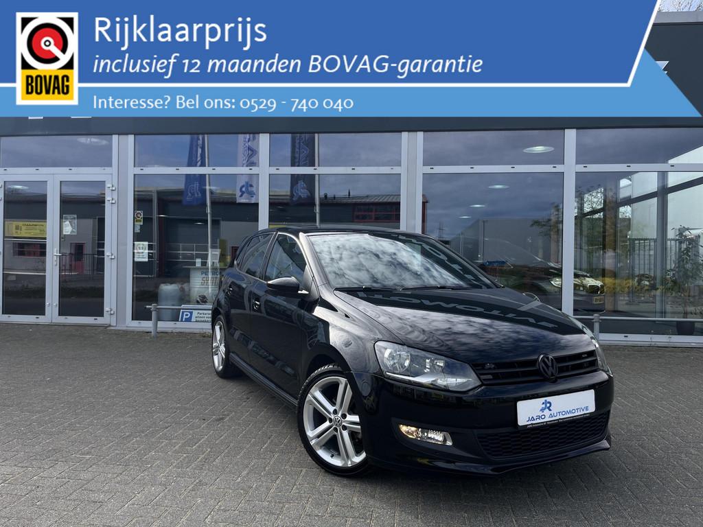 Volkswagen Polo 1.0 BlueMotion Edition | 17 inch R-line velg, 12 maanden, Stof, 95 pk, Zwart