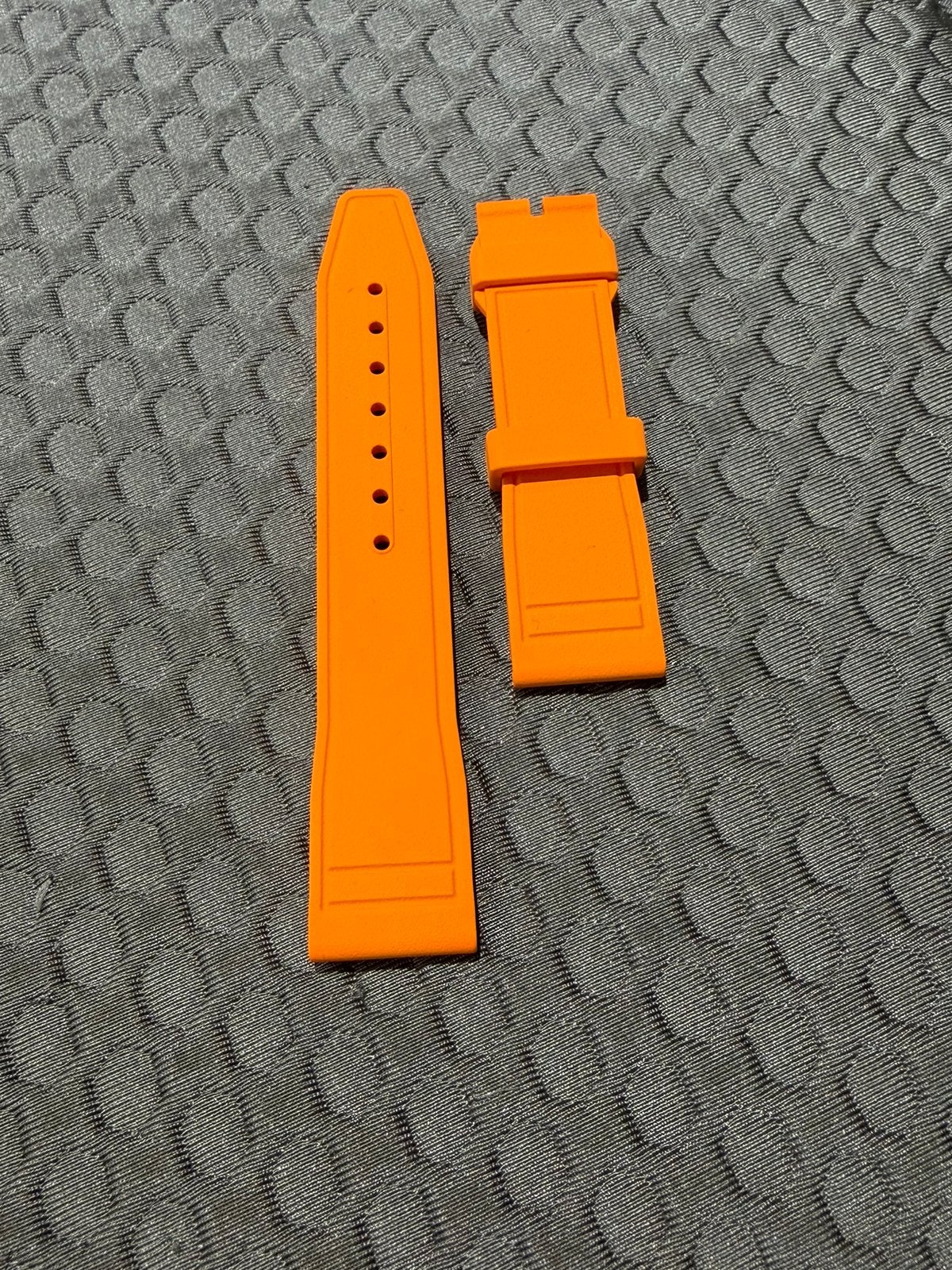Oranje horloge band 20-18mm IWC, Verzenden, Nieuw, Oranje