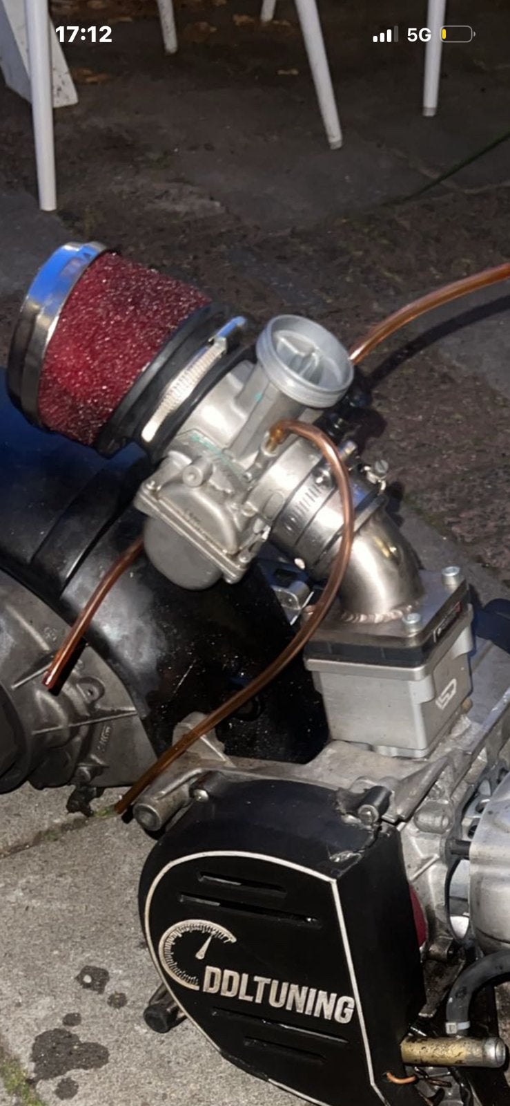 Complete inlaatset 38mm 180cc, Ophalen of Verzenden, Zo goed als nieuw, Uitlaat, Piaggio
