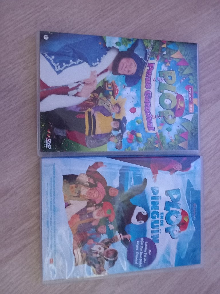 2x speelfilm van Kabouter Plop DVD, Cd's en Dvd's, Dvd's | Kinderen en Jeugd, Zo goed als nieuw, Film, Avontuur, Alle leeftijden