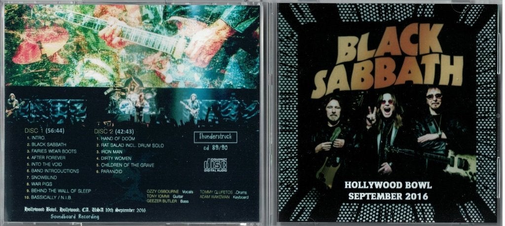 Black Sabbath - Hollywood Bowl september 2016  2-cd import, Import, Ophalen of Verzenden, Live-album, Nieuw in verpakking