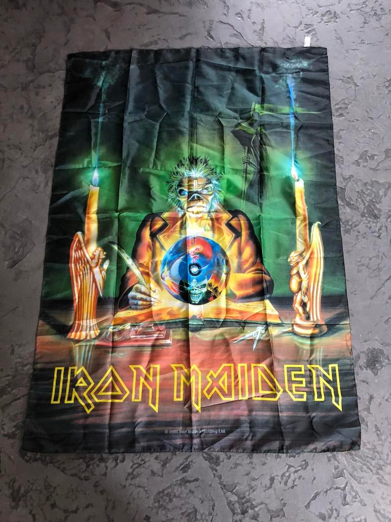 Iron maiden vlag 2005 seventh son of a seventh son, Verzamelen, Ophalen of Verzenden, Zo goed als nieuw, Gebruiksvoorwerp