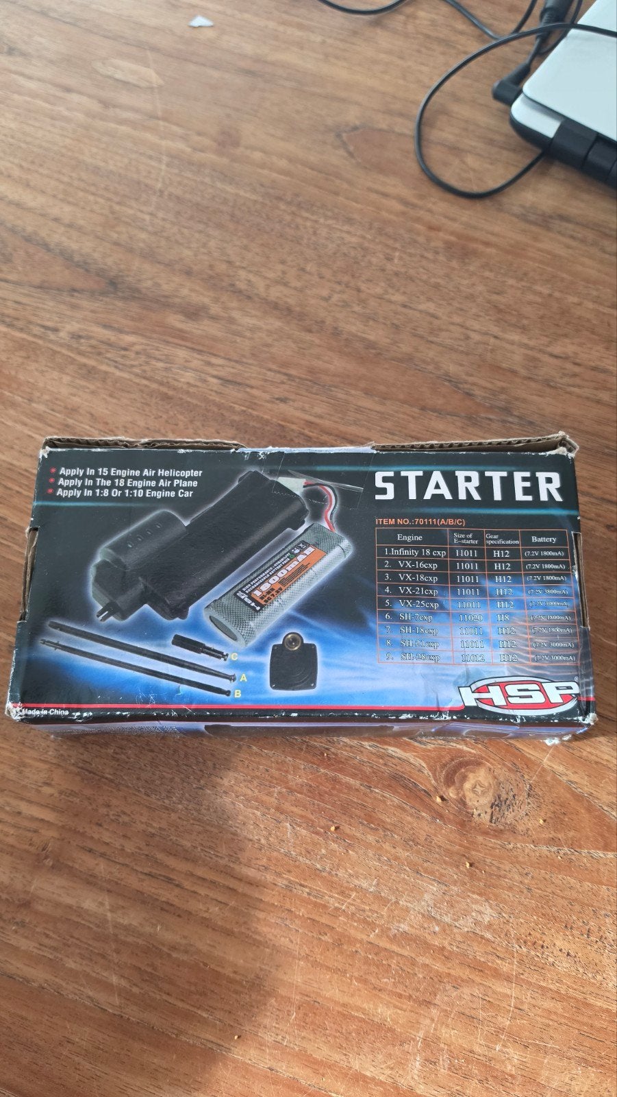 HSP 70111 elektrische handstartmotor voor nitro RC-modellen, Ophalen of Verzenden