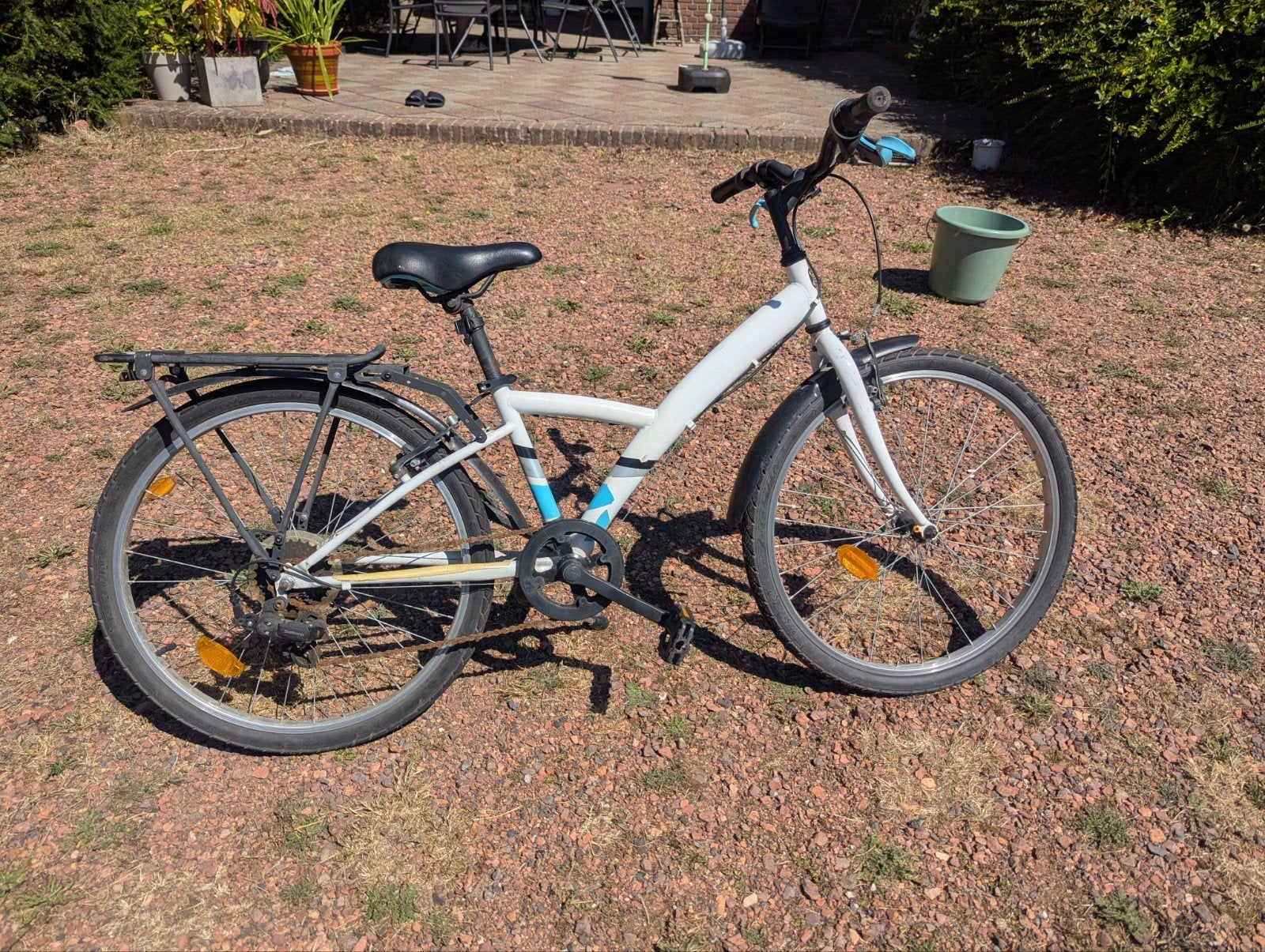Btwin meisjesfiets 24 inch, Ophalen, Velgrem, Versnellingen, Btwin