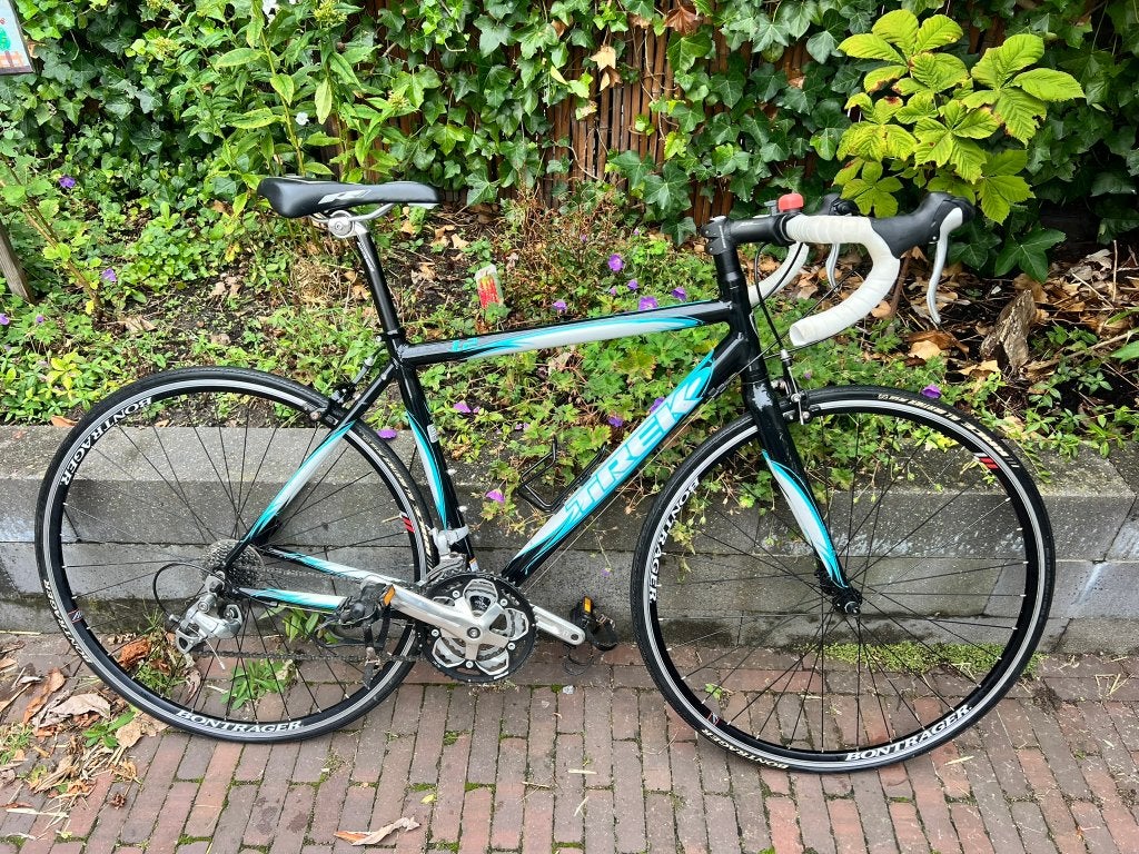Dames Racefiets Trek 54cm, Fietsen en Brommers, Gebruikt, Velgrem, Aluminium, 15 tot 20 versnellingen