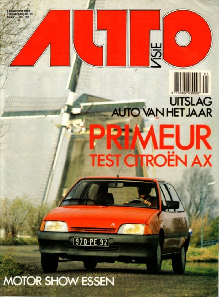 Autovisie test Citroen AX December 1986, Ophalen of Verzenden, Gelezen, Citroën