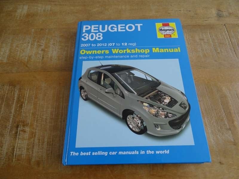 Peugeot 308 - Haynes Werkplaatshandboek - 2007-2012, Boeken, Auto's | Boeken, Verzenden, Zo goed als nieuw, Peugeot