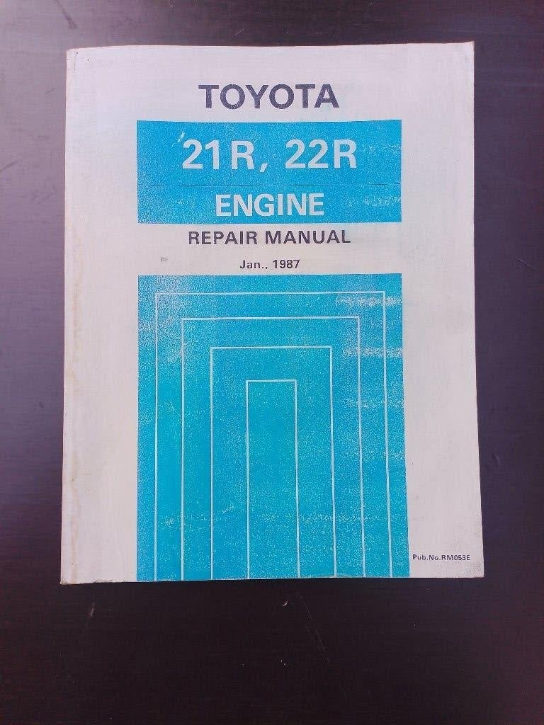 Toyota Cressida Land-Cruiser werkplaatsboek  motor 21R + 22R, Ophalen of Verzenden, Gelezen, Toyota