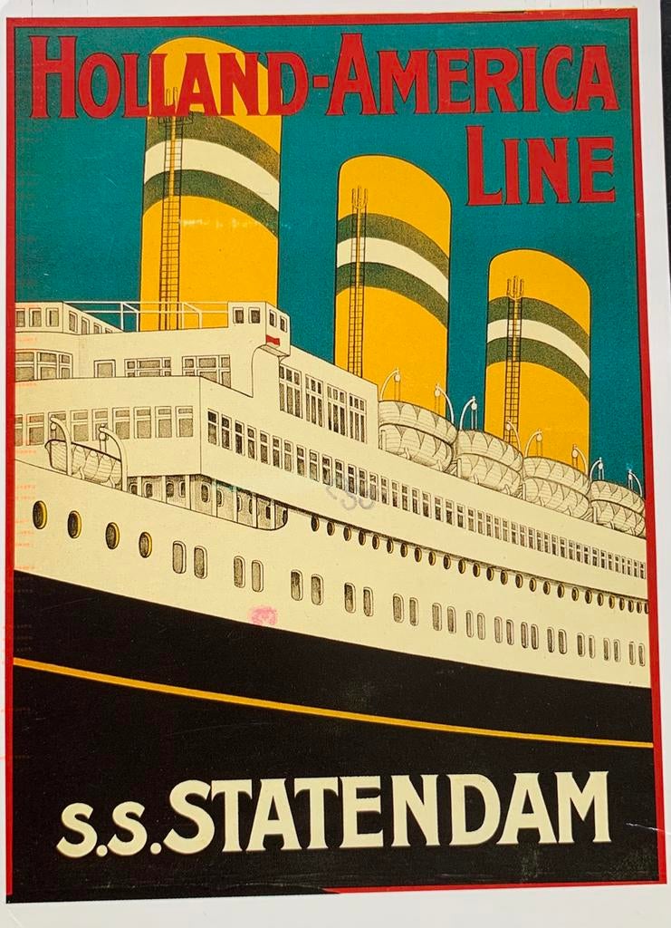 Holland America Line, ss Statendam., Verzamelen, Ophalen of Verzenden, Gelopen, Buiten Europa
