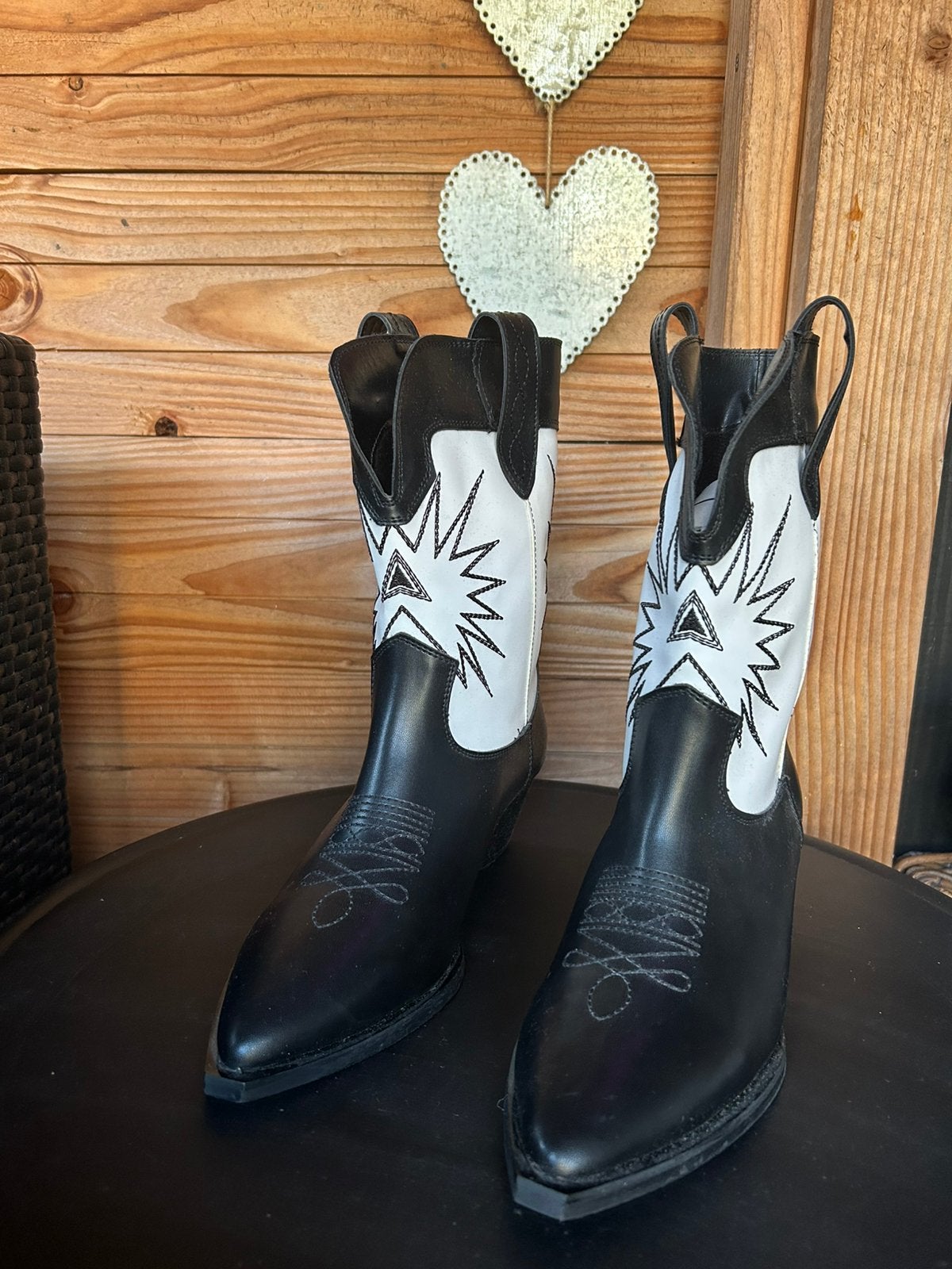 Cowboy laarsjes Shoeby maat 40 ZGAN, Ophalen of Verzenden, Zo goed als nieuw, Zwart