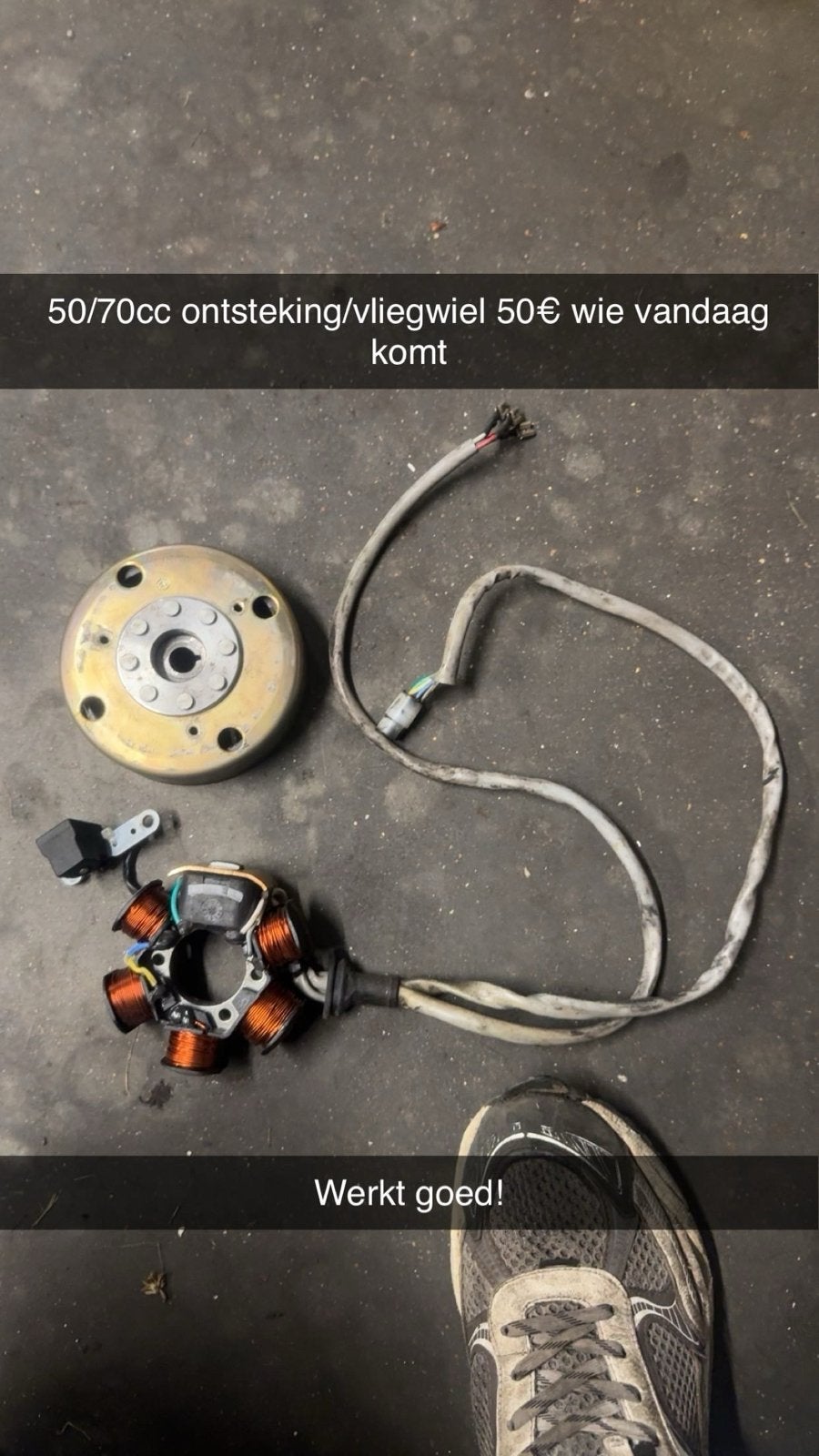 50/70cc ontsteking/vliegwiel - Werkt goed!, Ophalen, Gebruikt, Overige typen