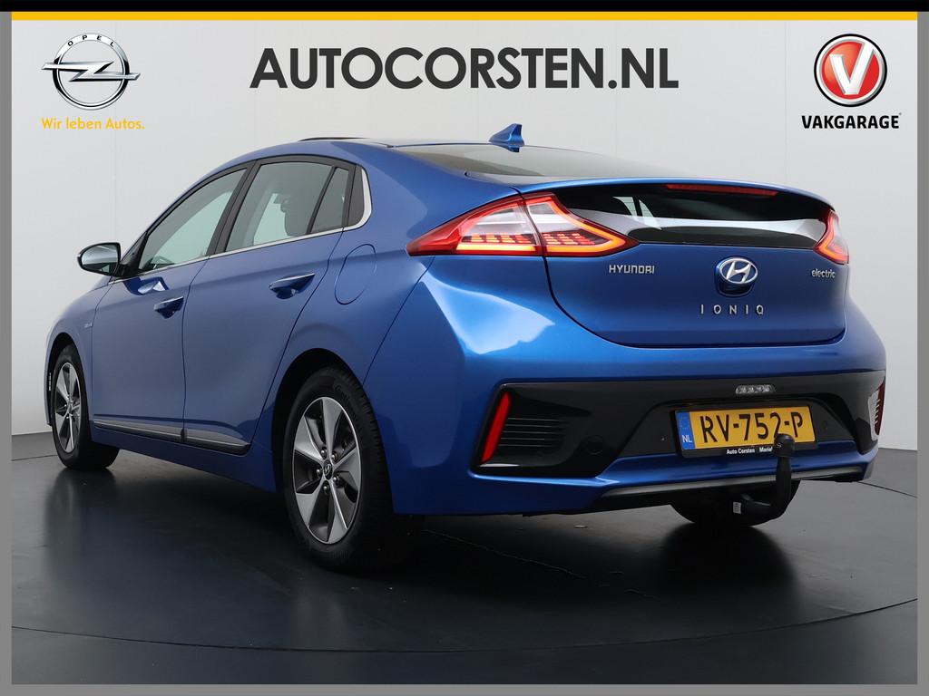 Hyundai IONIQ Premium EV SOH 99,9% Panorama-Schuifdak Adap.C, Zwart, Blauw, IONIQ, 30 kWh