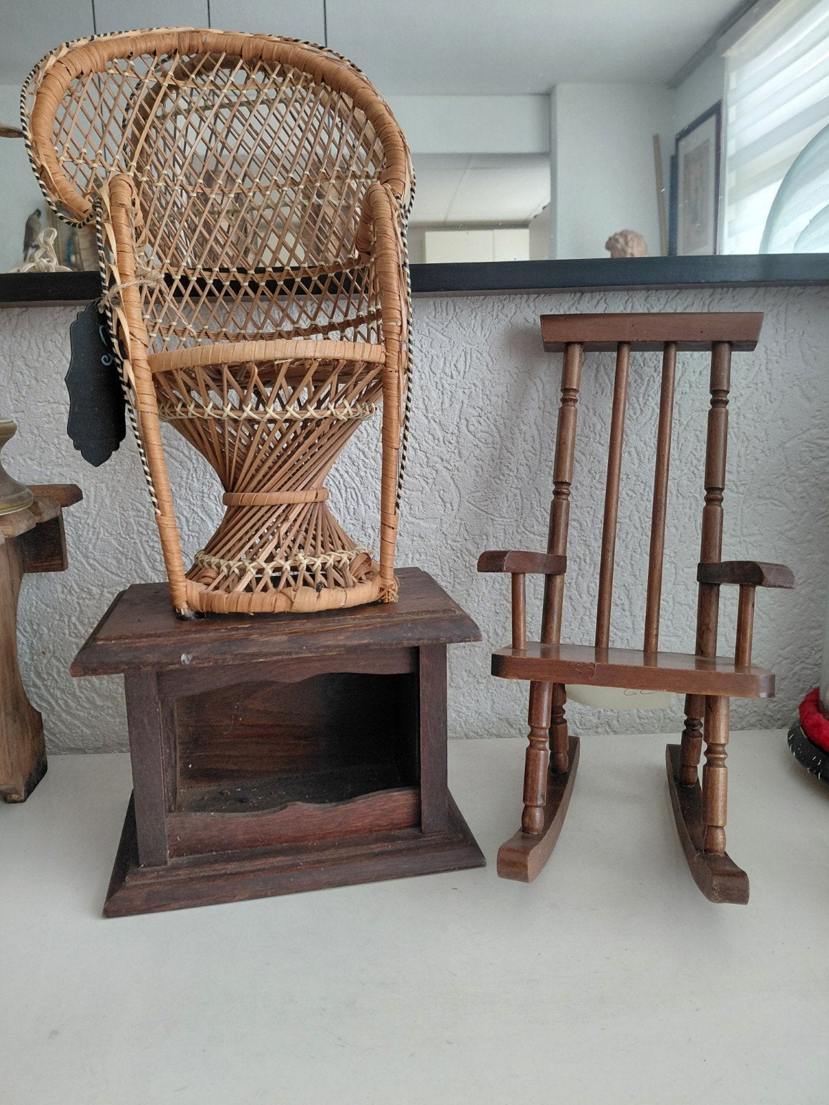 3 poppenmeubeltjes, Ophalen of Verzenden