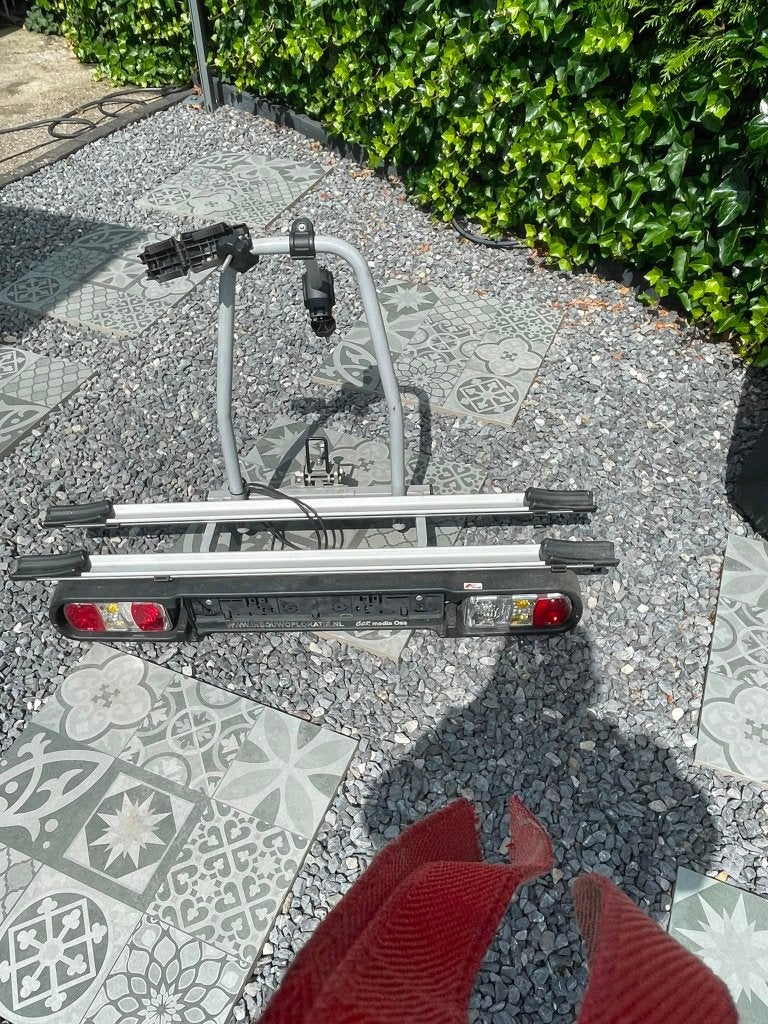 Fietsendrager voor twee fietsen, Auto diversen, Fietsendragers, Ophalen, 2 fietsen, Zo goed als nieuw, Trekhaakdrager