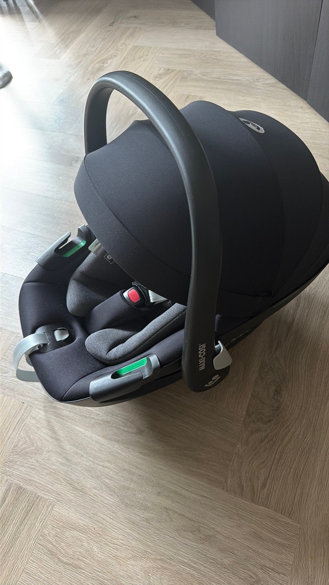 Maxi Cossi Pebble 360 I-Size Black, Ophalen, Zo goed als nieuw, Isofix, 0 t/m 13 kg