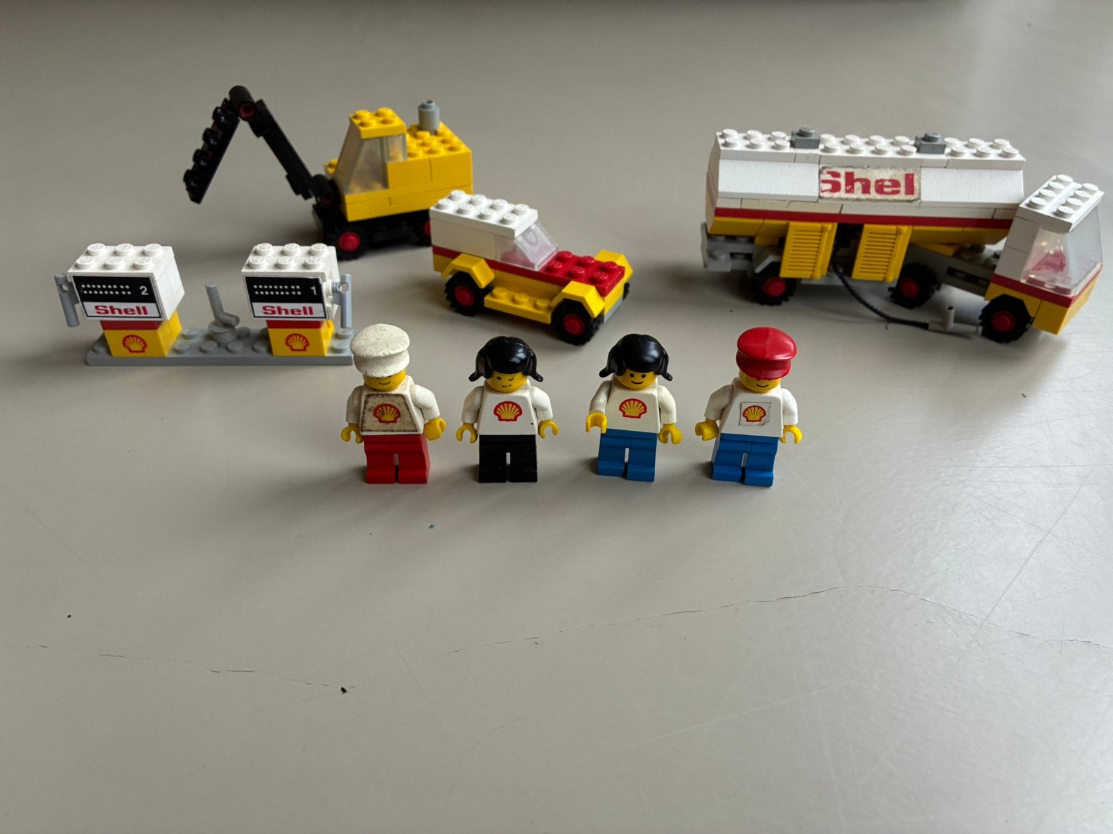 Vintage LEGO Shell 1978-1981 | Tanker, voertuigen + verkeer, Ophalen of Verzenden, Gebruikt