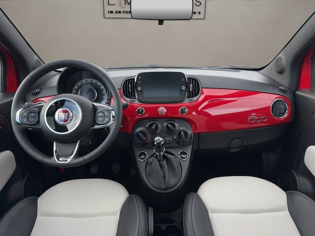 Fiat 500 1.0 Hybrid Dolcevita 2021 ROOD | Panoramadak | Appl, Auto's, Keurmerk '100% Onderhouden', 12 maanden, Gebruikt, Parkeersensor