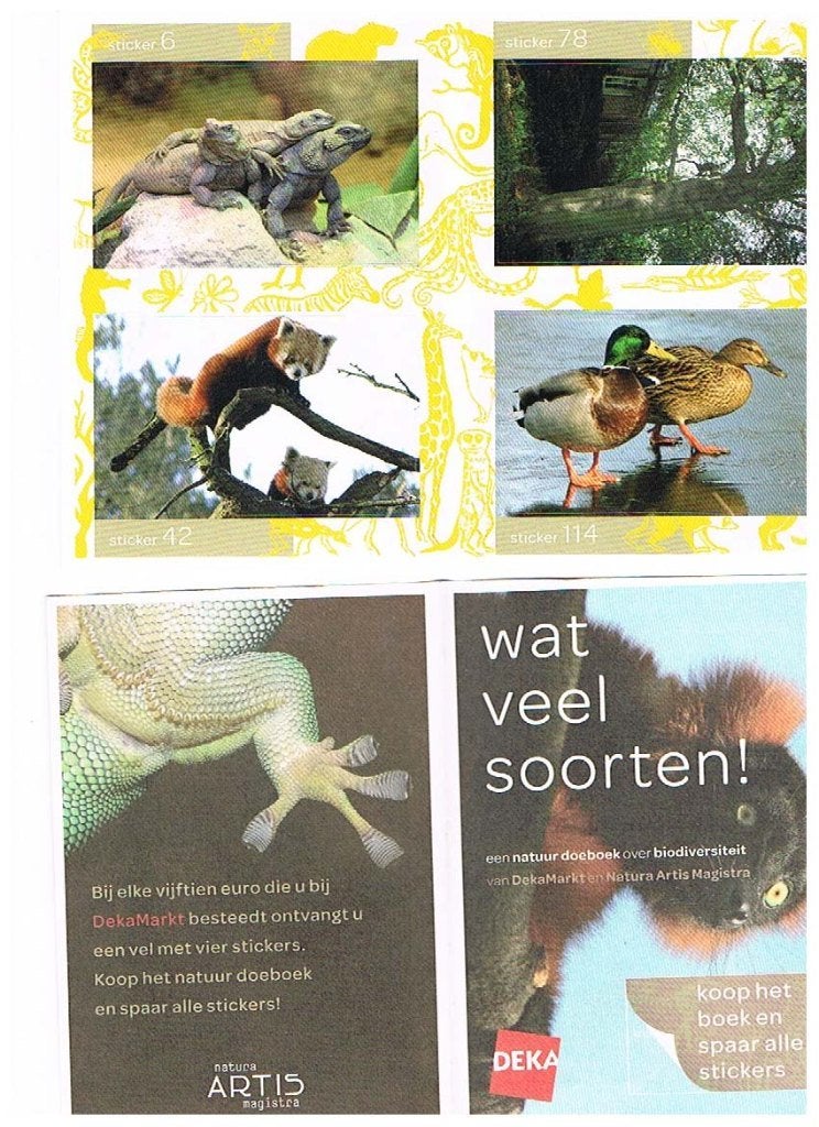 Artis Doeboek - vele stickers - Oudere uitgave, Albert Heijn, Ophalen of Verzenden