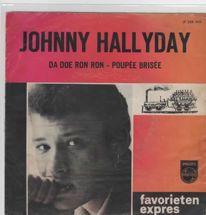 Fav. Expres- Johnny Hallyday- Da doe ron Ron, Gebruikt, Verzenden, 7 inch, Fotohoes