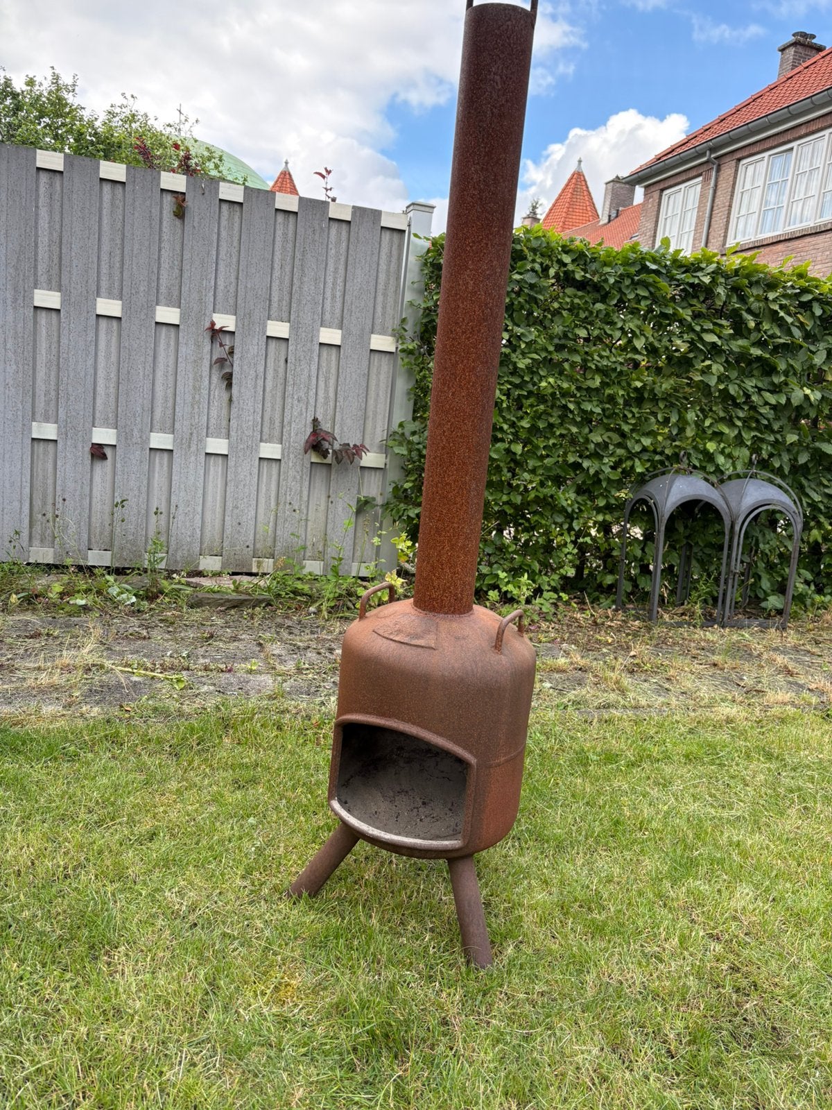 Terraskachel - buitenhaard, Tuin en Terras, Tuinhaarden, Ophalen, Gebruikt