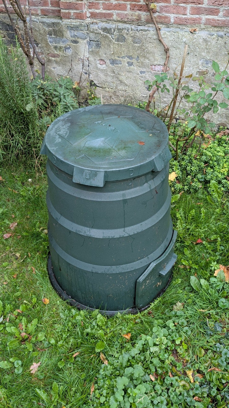 Compostvat / Compostcontainer gratis, Tuin en Terras, Ophalen, Gebruikt
