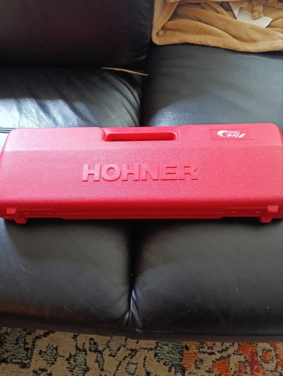 Hohner Melodica Student 32 met koffer, Ophalen of Verzenden, Gebruikt, Houtblazer, Met koffer of draagtas