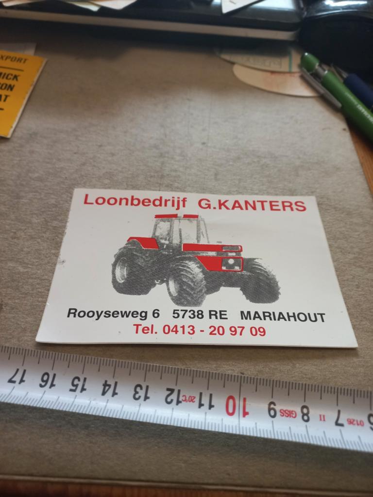 Loonbedrijf g kanters mariahout/caseih1455xl, Ophalen of Verzenden, Zo goed als nieuw