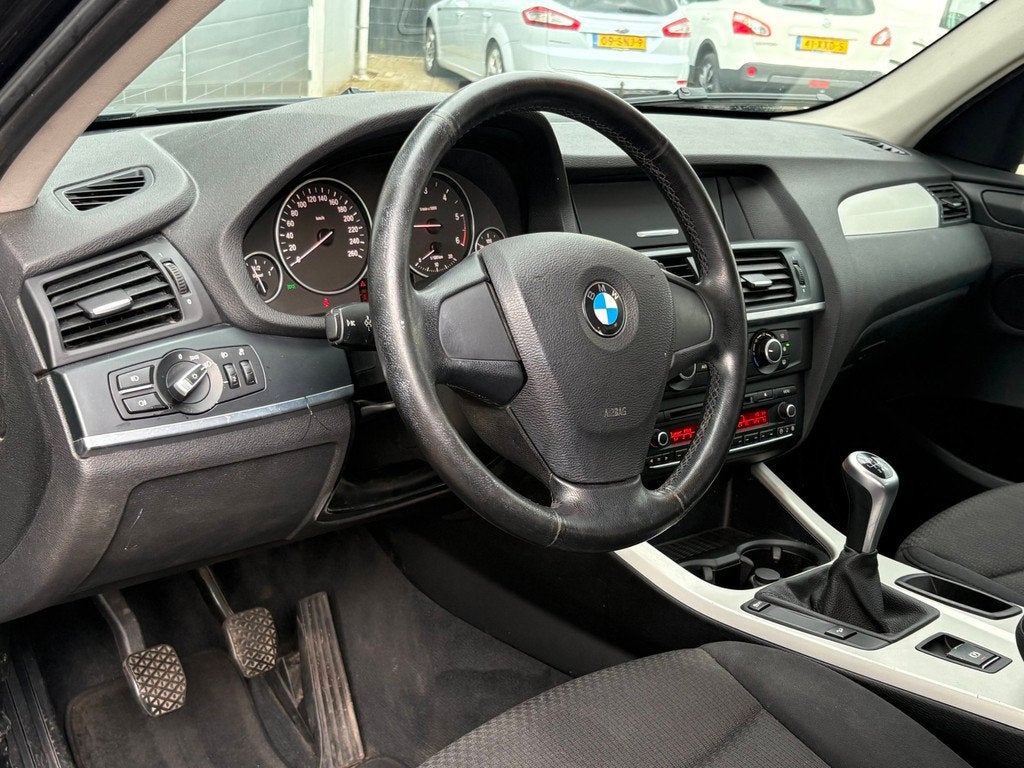 BMW X3 xDrive20d 184pk Clima Trekhaak, Euro 5, Stof, Zwart, 4 cilinders