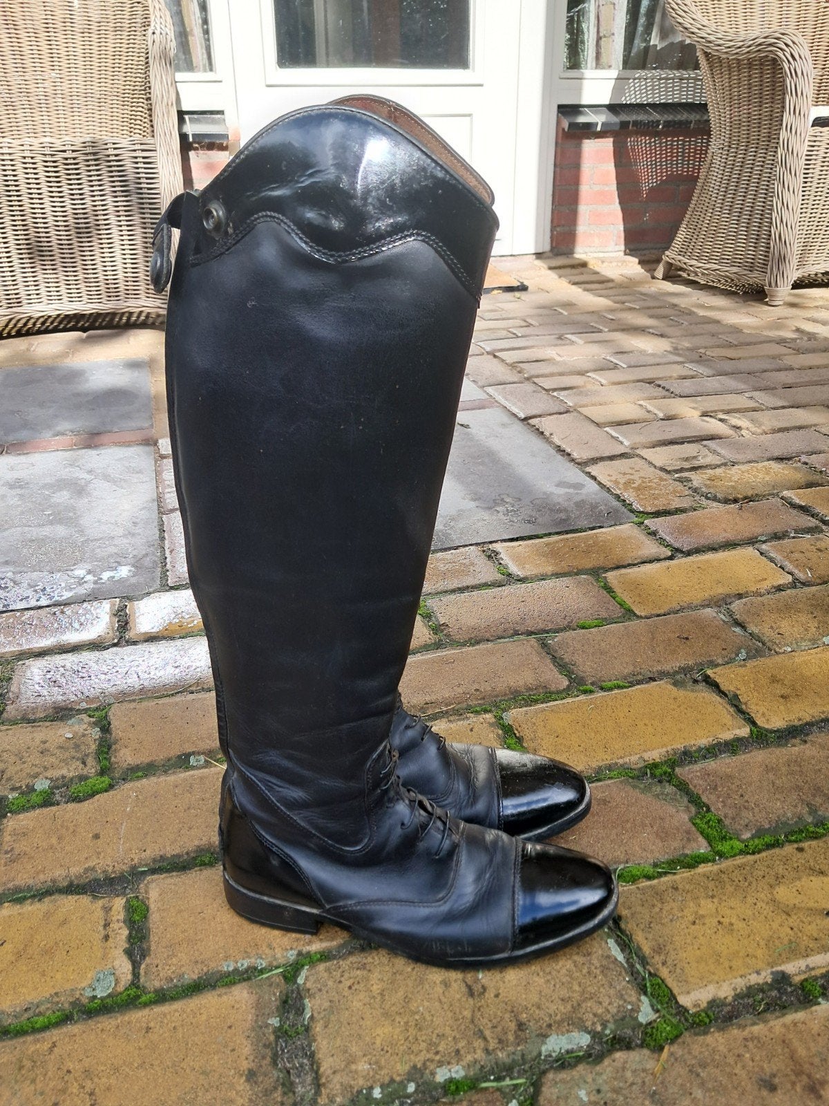 rijlaarzen, Gebruikt, Dressuur, Ophalen of Verzenden, Zwart