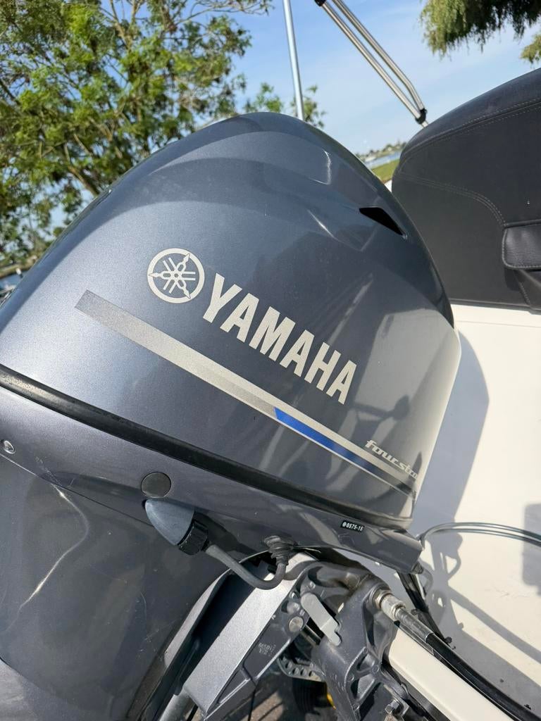 Topcraft 485 open Inc Yamaha 70pk en pega trailer nieuwstaat, Watersport en Boten, Ophalen, Zo goed als nieuw, Topcraft, Elektrische start