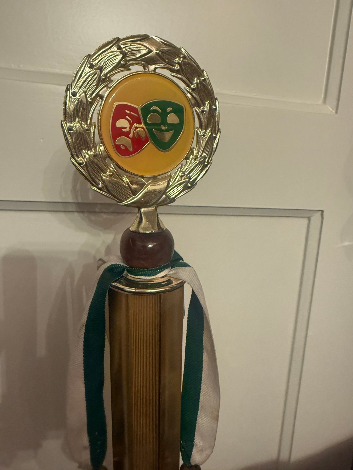 Prinsen scepter,goudkleurig, Carnaval, Overige maten, Ophalen of Verzenden, Zo goed als nieuw