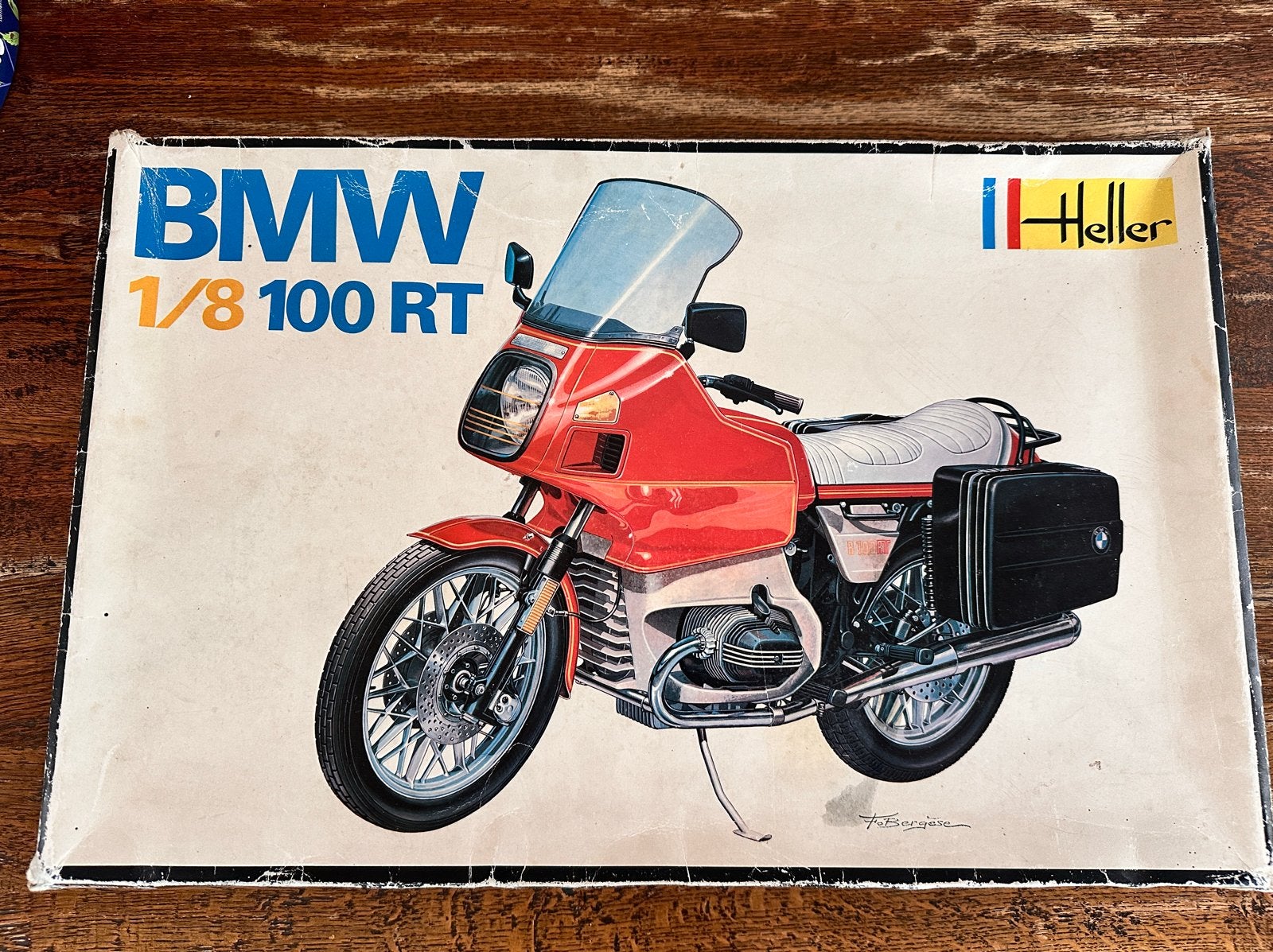 Heller BMW R 100 RT modelbouwkit 1:8 - Vintage & Gestart, Gebruikt, Ophalen of Verzenden, Heller, Groter dan 1:32