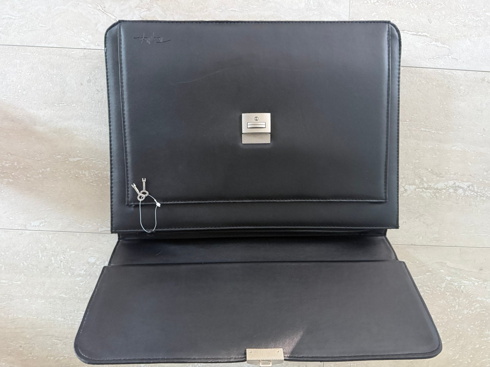 Documenten attache koffer-/tas- Thierry Mugler, Ophalen of Verzenden, 17 inch of meer, Zo goed als nieuw