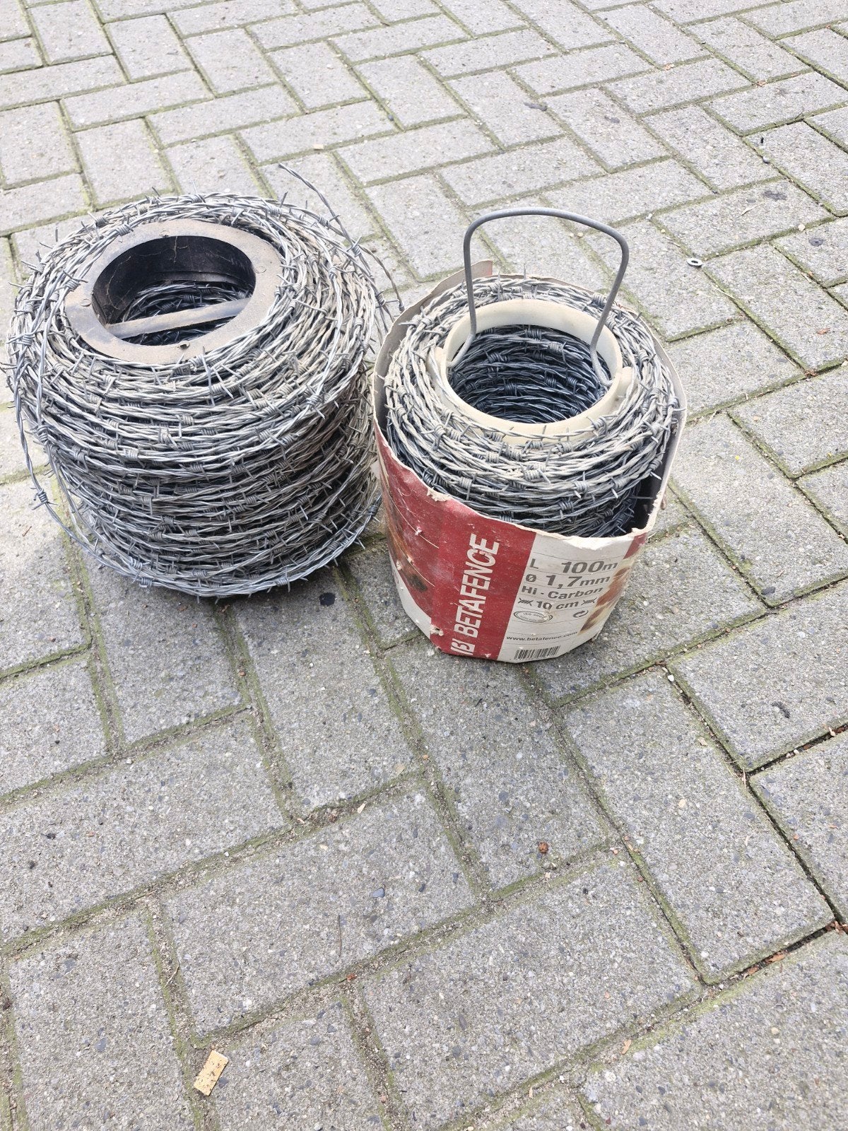 Prikkeldraad - 2 rollen, 100m Betafence Hi-Carbon, Ophalen