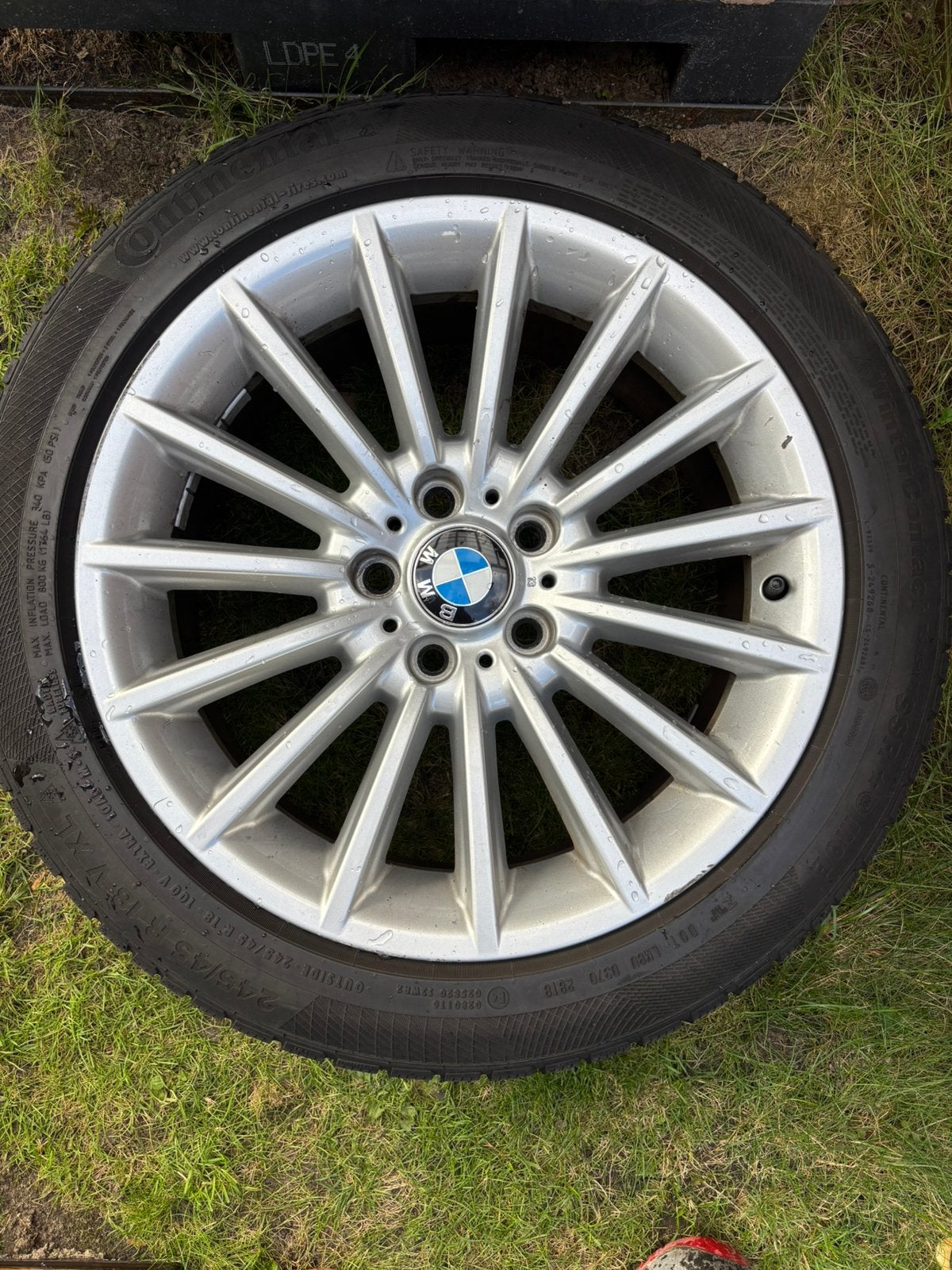 BMW 18-inch velg 5-serie  f10 f11, Auto-onderdelen, Ophalen, 18 inch, Banden en Velgen, Winterbanden