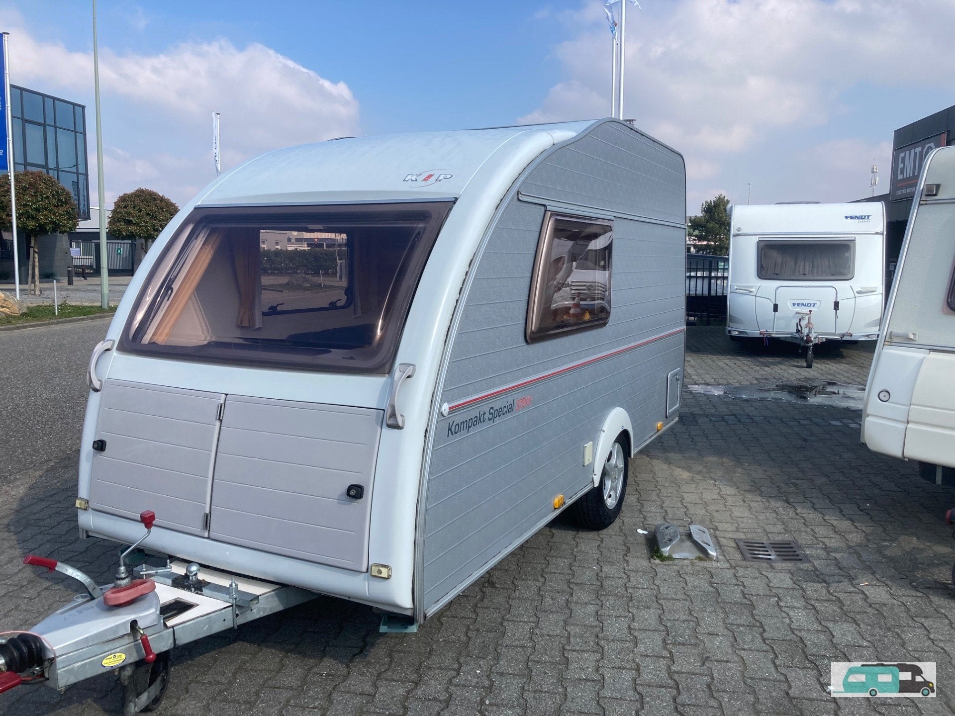Kip Kompakt 37EK 2004 (bj 2004), Caravans en Kamperen, Kip, Bedrijf, 500 - 750 kg, Luifel