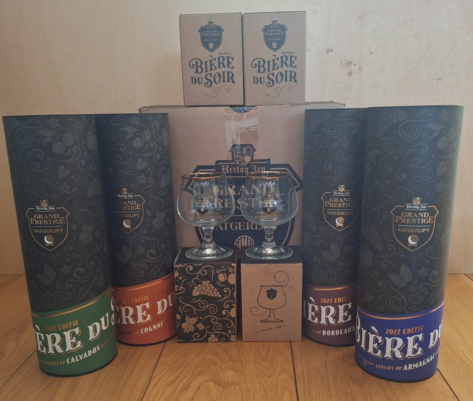 Hertog Jan Grand Prestige Vatgerijpt 2022- Bière du Soire, Ophalen of Verzenden, Nieuw, Flesje(s), Hertog Jan
