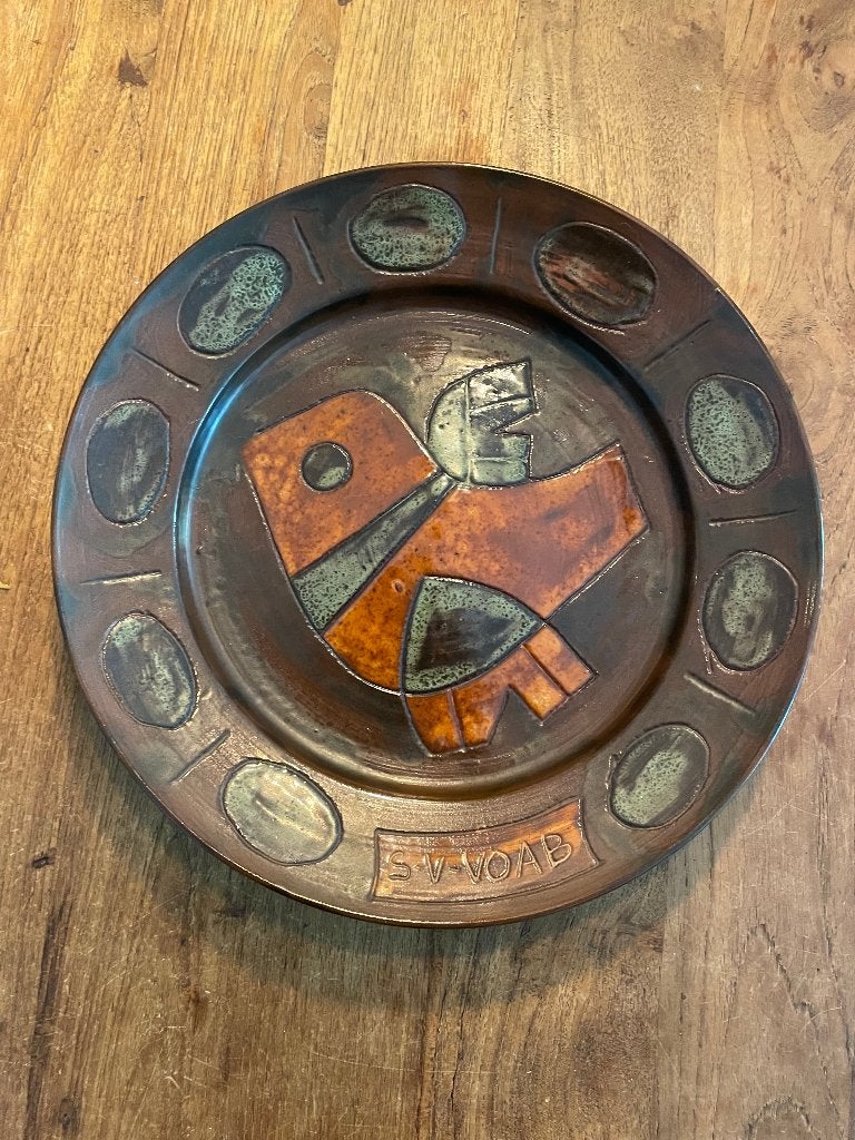 keramisch wandbord Henk Potters, Ophalen of Verzenden