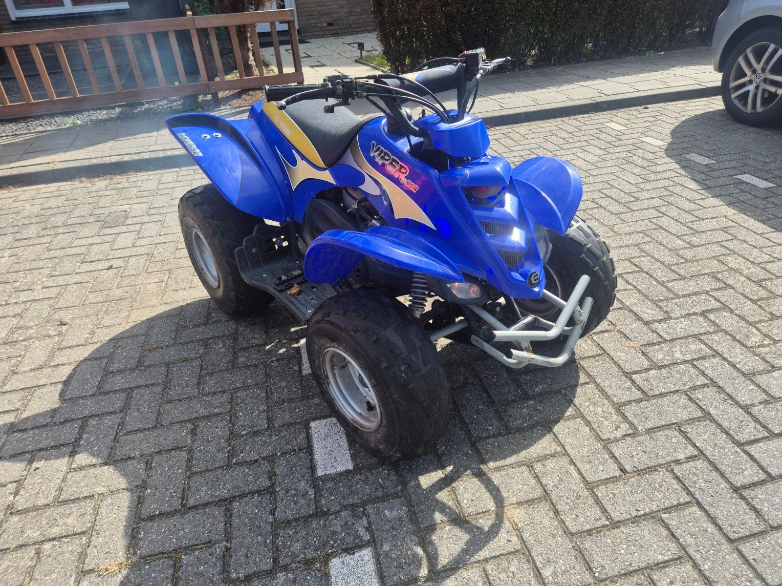 Eton Viper 90 2-takt quad - Perfect voor beginners!, Fietsen en Brommers, Ophalen, Gebruikt, Eton