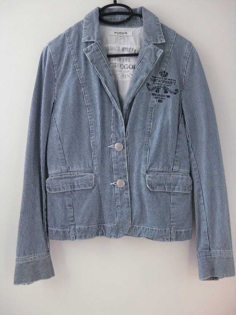 Blazer Mc Gregor maat 36, Kleding | Dames, Jassen | Zomer, Gedragen, Maat 36 (S), Blauw, Ophalen