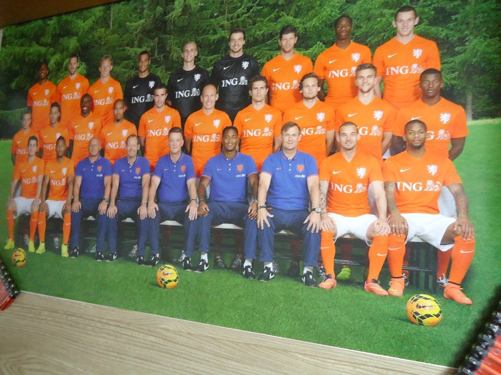 12x WK poster voetbal 2014 br 84 cm   hg  52 cm samen, Ophalen of Verzenden, Nieuw, Overige binnenlandse clubs, Poster, Plaatje of Sticker