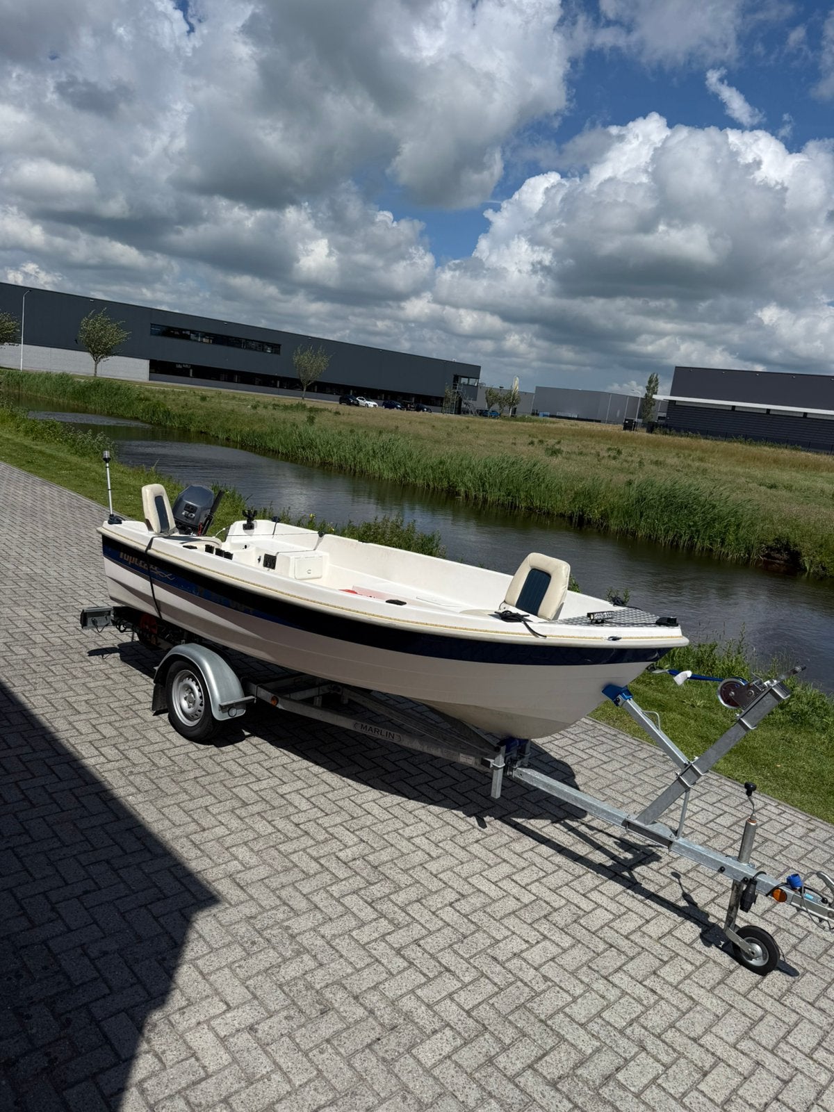 Topcraft 430 Economic + Yamaha 20 pk 2013 + Marlin Trailer, 4 m, Zo goed als nieuw, Topcraft, 20 pk