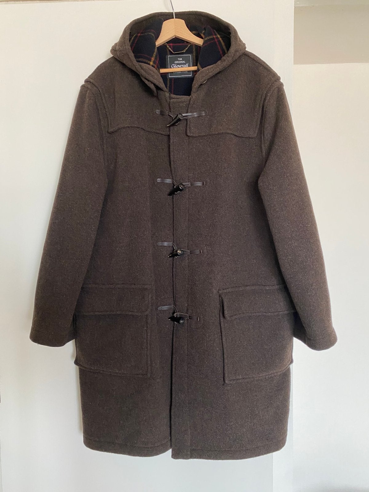 Gloverall Duffle coat EU 54, Monty, Montgomery, Duffel, Ophalen of Verzenden, Zo goed als nieuw, Maat 52/54 (L), Bruin
